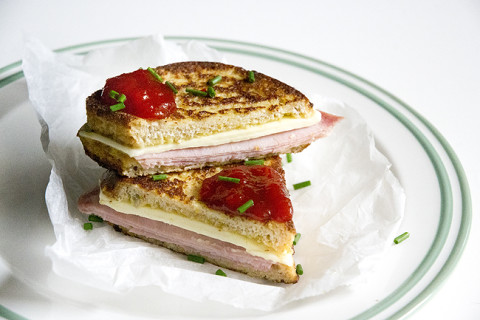 receta de sandwich Monte Cristo