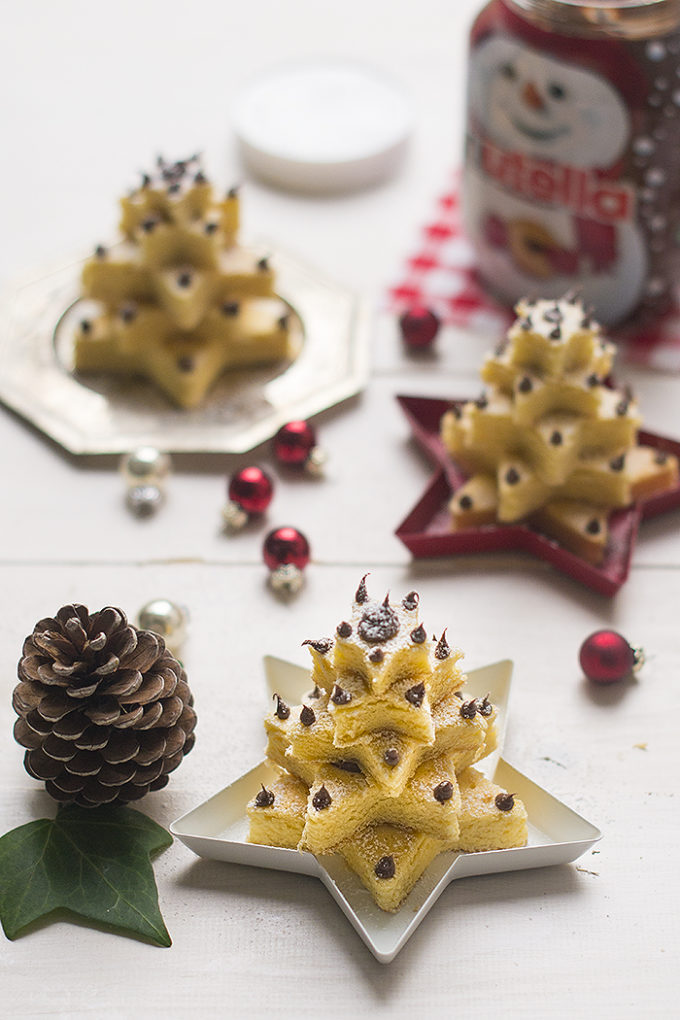 Tarta árbol de Navidad con Nutella®