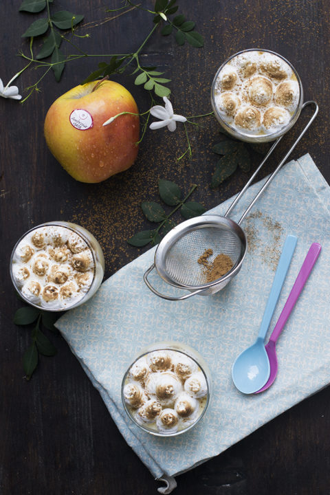 natillas de manzana ambrosia